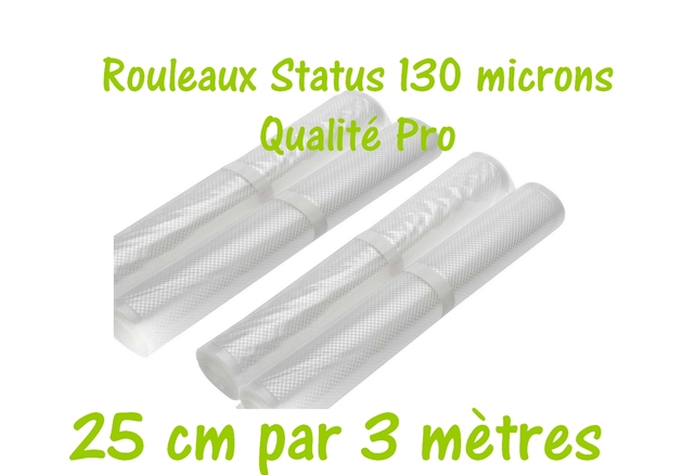 Rouleaux Gaufr s sous vide 25 cm x 3 m tres. Prix d gresifs. Top